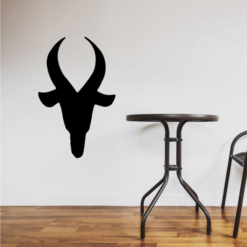 Image of Simple Mountain Goat Head Decal