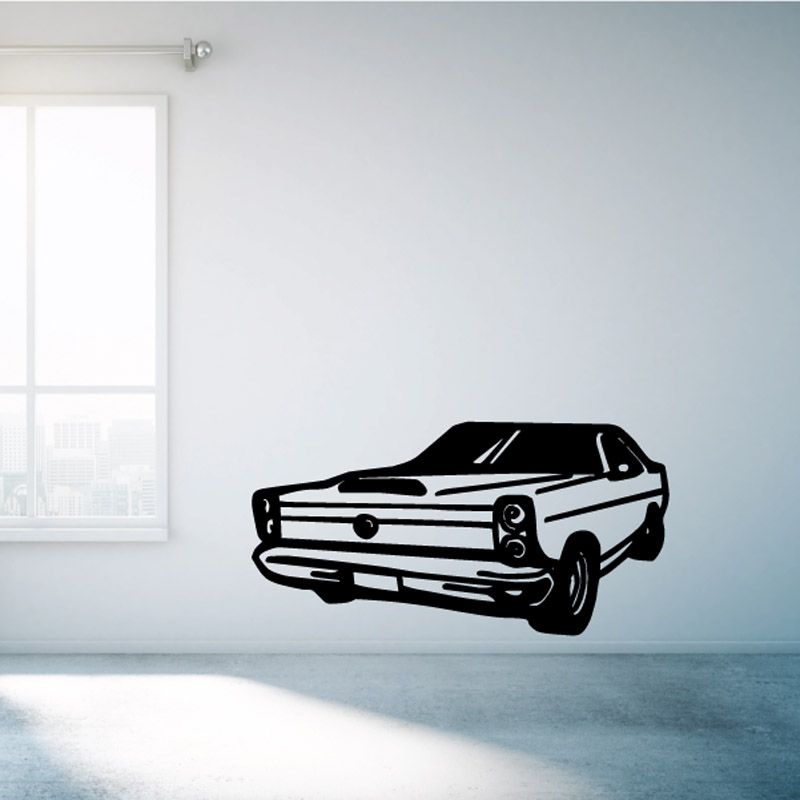 Image of Simple Plymouth Muscle Car Decal