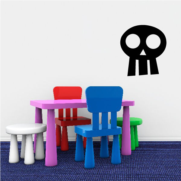 Image of Simple Skull Decals