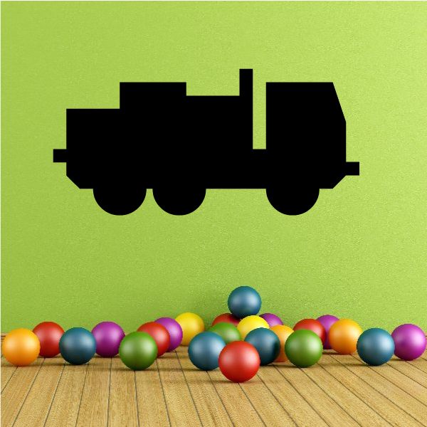 Image of Simple Transport Truck Decal