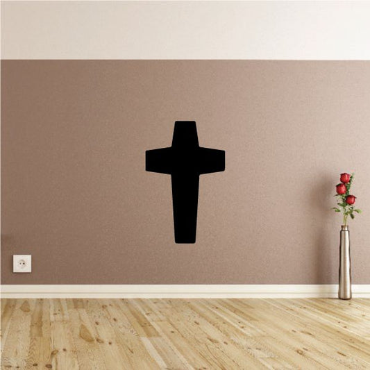 Image of Simple Wide Cross Decal