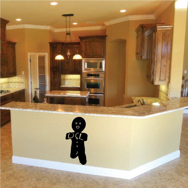 Image of Singing Gingerbread Man Decal