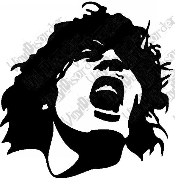 Image of Singing Musician Decal