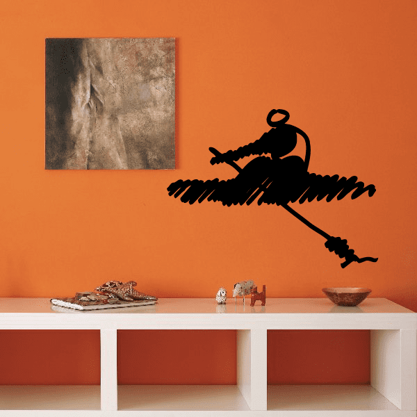 Image of Single Kayak Illustration Decal