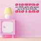 Pink wall decal text: "Sisters are little girls who grow up to be best friends"