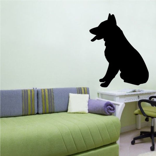 Image of Sitting German Sheperd Decal