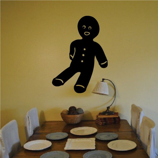 Image of Sitting Gingerbread Man Decal