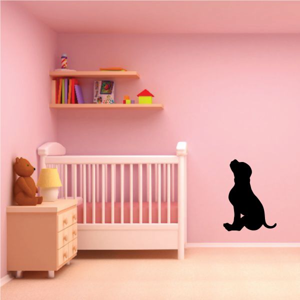 Image of Sitting Puppy Dog Decal