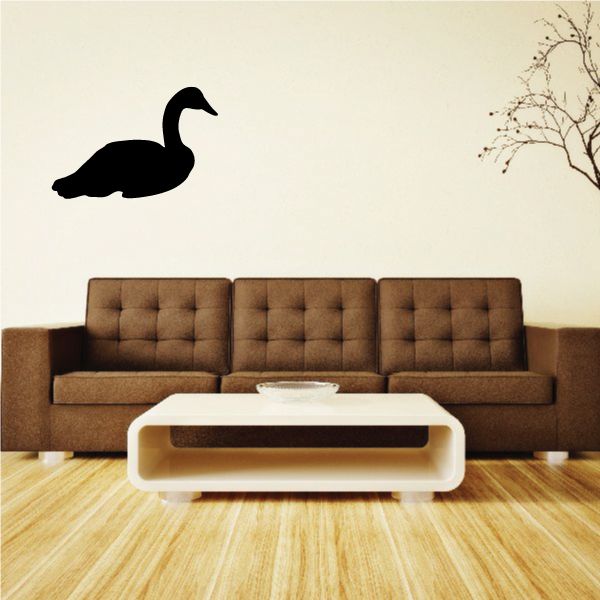 Image of Sitting Swan Decal