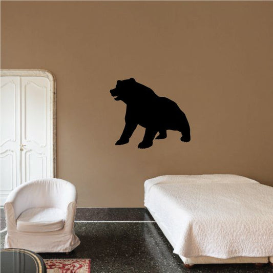 Image of Sitting Up Bear Decal