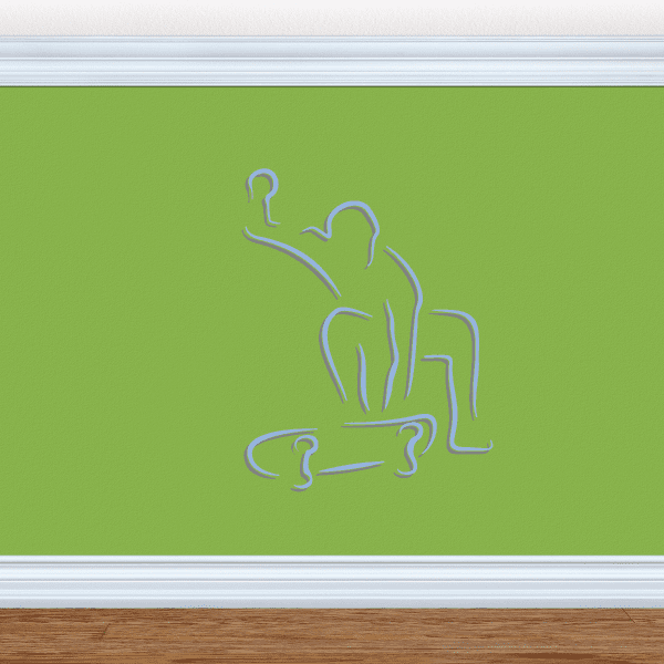 Image of Skateboarding Wall Decal - Vinyl Sticker - Car Sticker - Die Cut Sticker - CDSCOLOR008