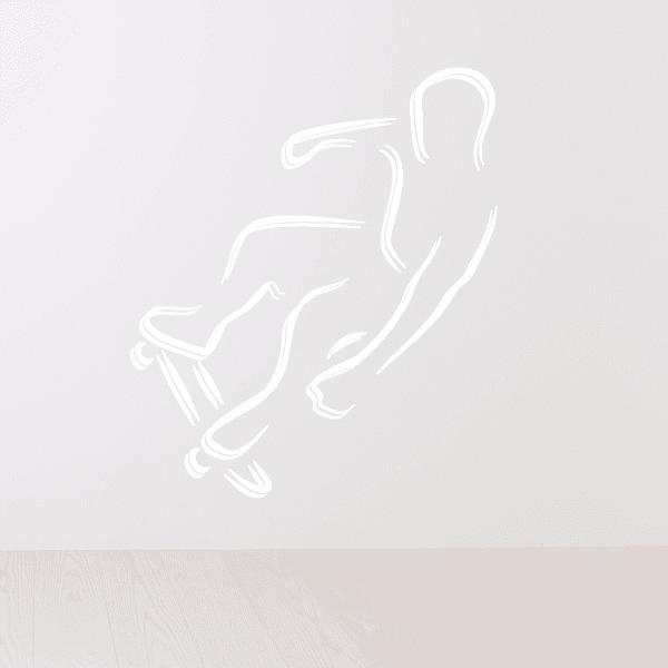Image of Skateboarding Wall Decal - Vinyl Sticker - Car Sticker - Die Cut Sticker - CDSCOLOR020