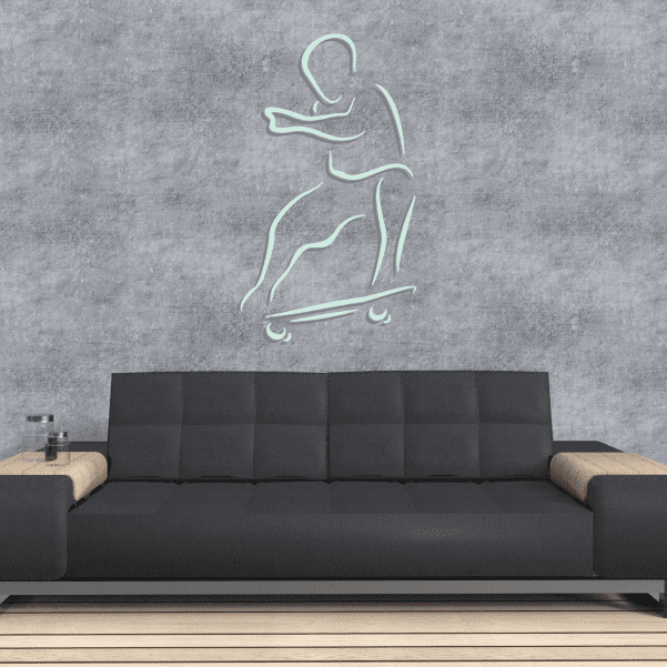 Image of Skateboarding Wall Decal - Vinyl Sticker - Car Sticker - Die Cut Sticker - CDSCOLOR023