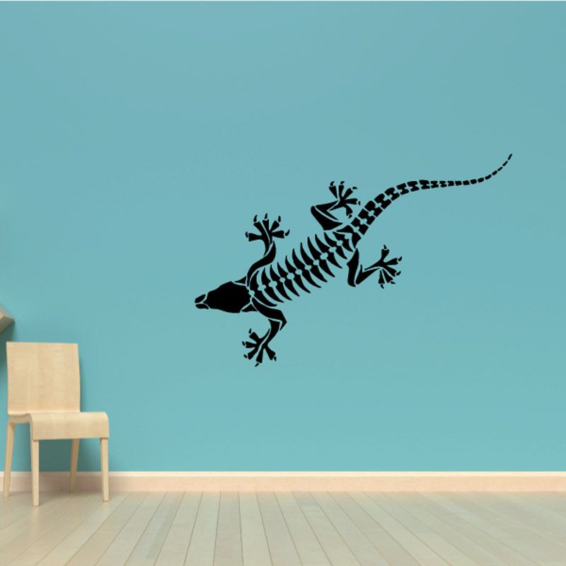 Image of Skeleton Lizard Decal