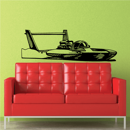 Image of Sketched Hydroplane Decal