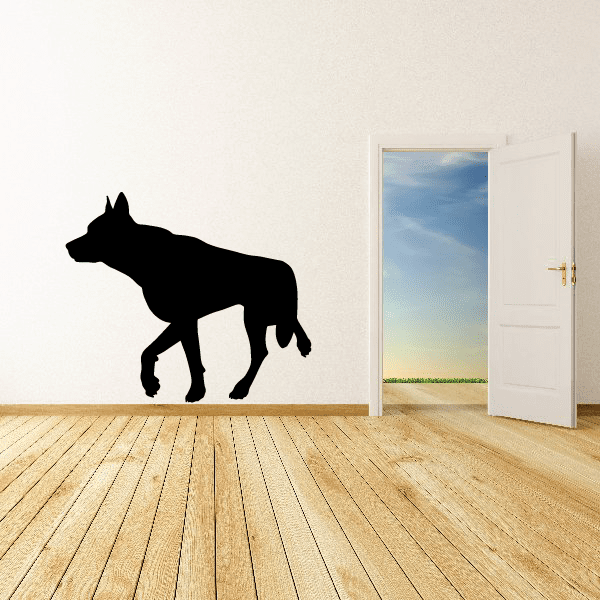 Image of Skittish Wolf Decal