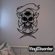 Image of Skull and Banner Decals