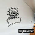 Image of Skull and Banner Decals