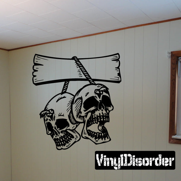 Image of Skull and Banner Decals