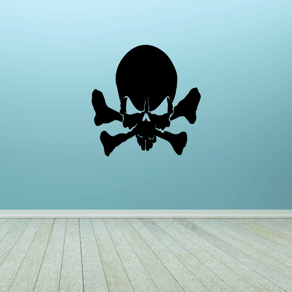 Image of Skull and Crossbones Decals