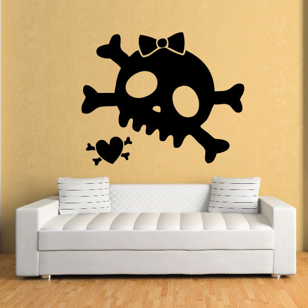 Image of Skull and Crossbones Decals