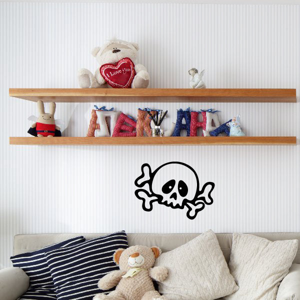 Image of Skull and Crossbones Decals