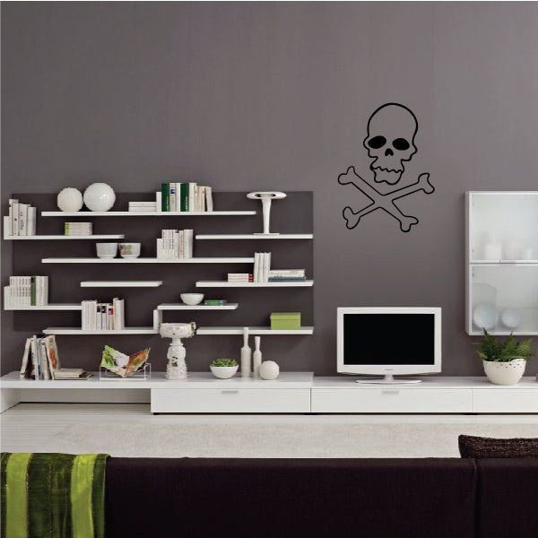 Image of Skull and Crossbones Decals