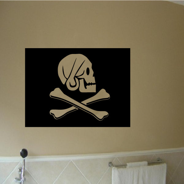 Image of Skull and Crossbones Decals