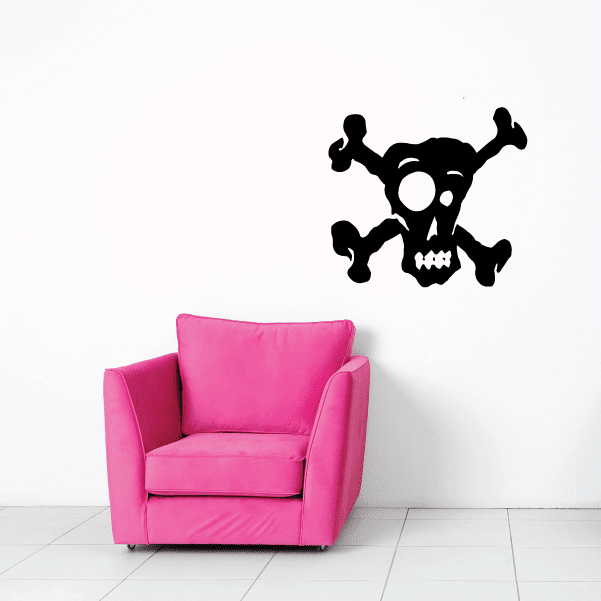 Image of Skull and Crossbones Decals