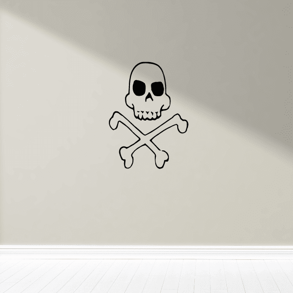 Image of Skull and Crossbones Decals