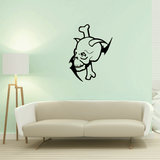 Image of Skull Wall Decal - Vinyl Decal - Car Decal - CF482