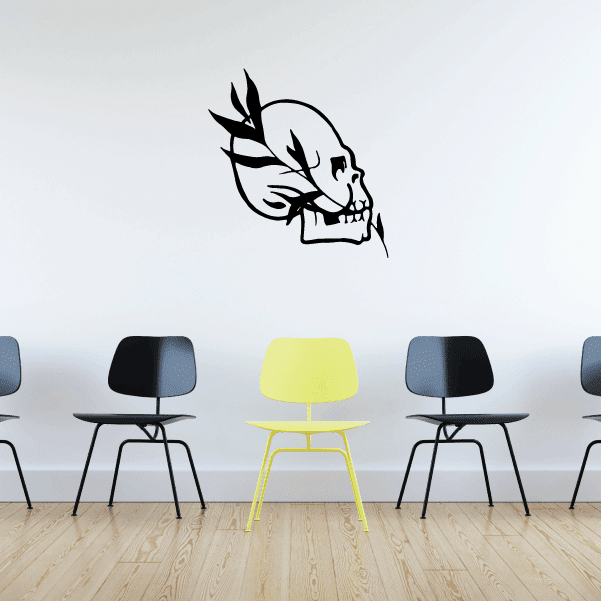 Image of Skull Wall Decal - Vinyl Decal - Car Decal - CF484