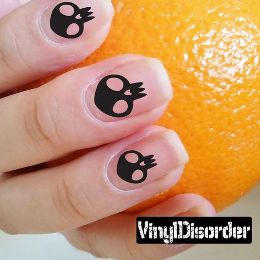 Image of Skulls CF8047 Fingernail Art Sticker - Vinyl Finger Nail Decals