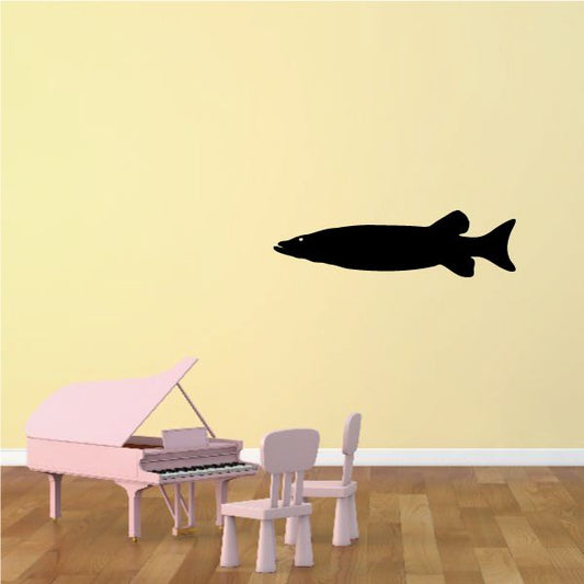 Image of Slim Swimming Freshwater Fish Decal