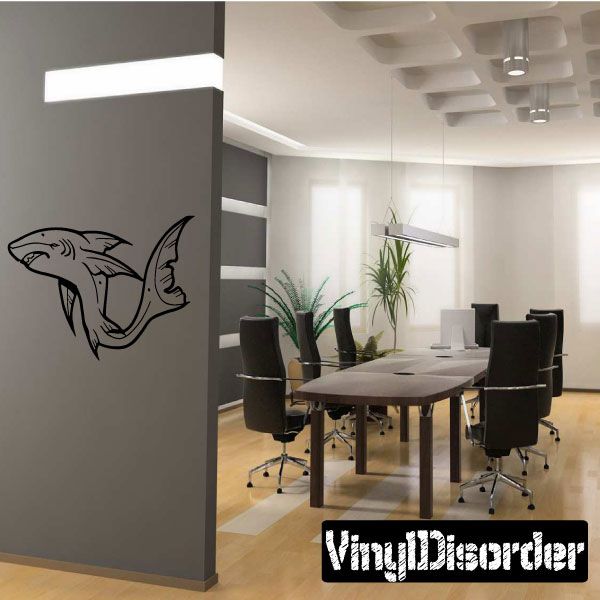 Image of Slinking Shark Decal