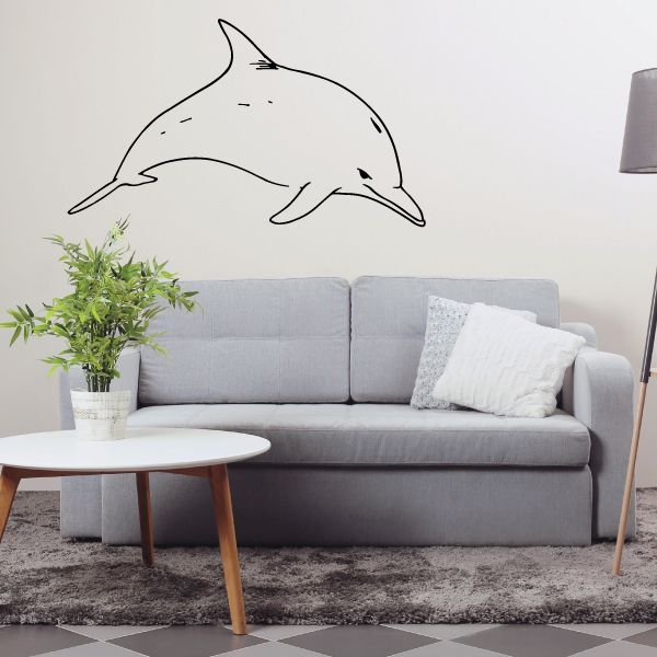 Image of Smart Dolphin Decal