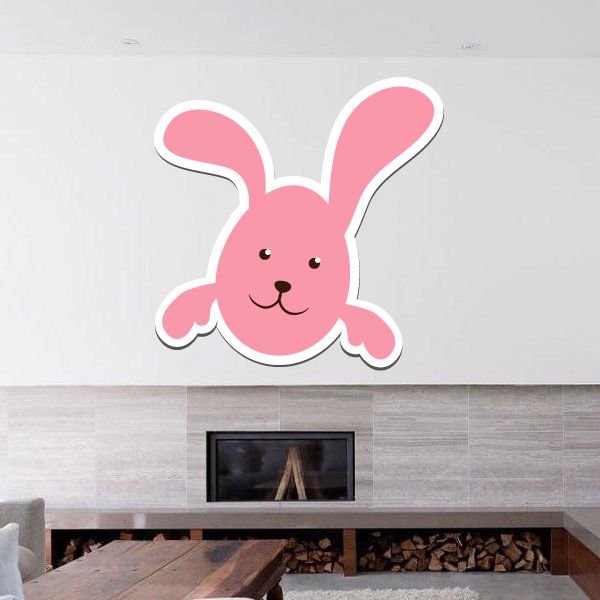 Image of Smiling Easter Bunny Sticker