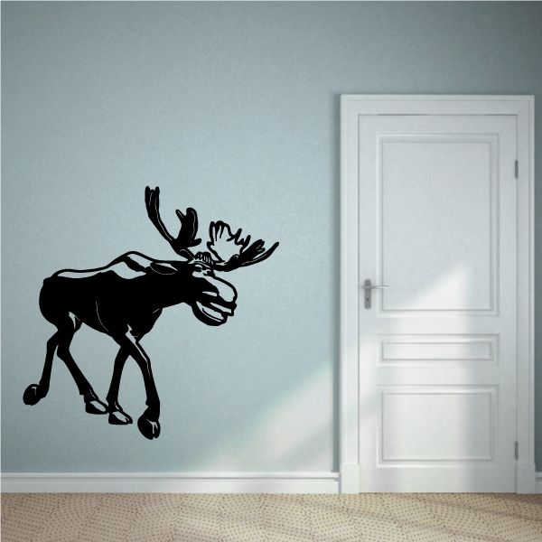 Image of Smiling Moose Decal