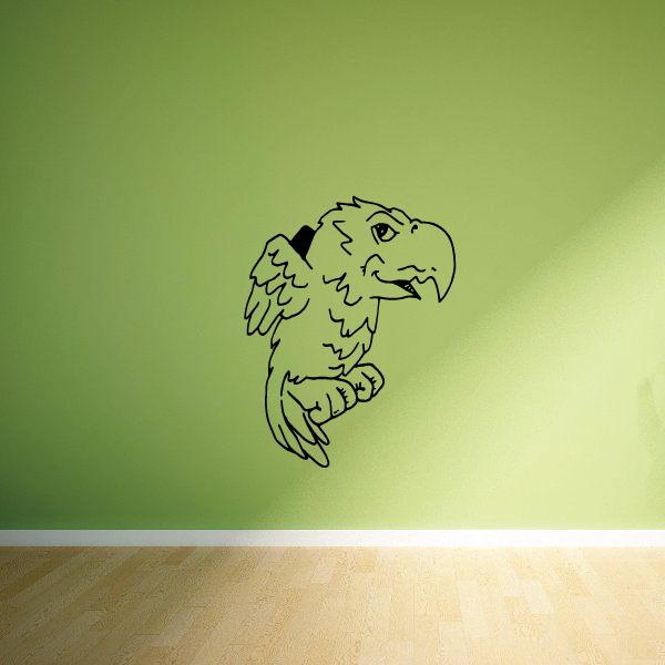 Image of Smiling Parrot Decal