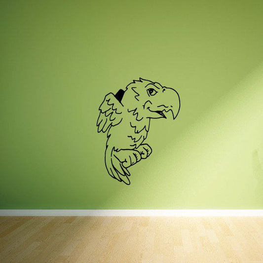 Image of Smiling Parrot Decal