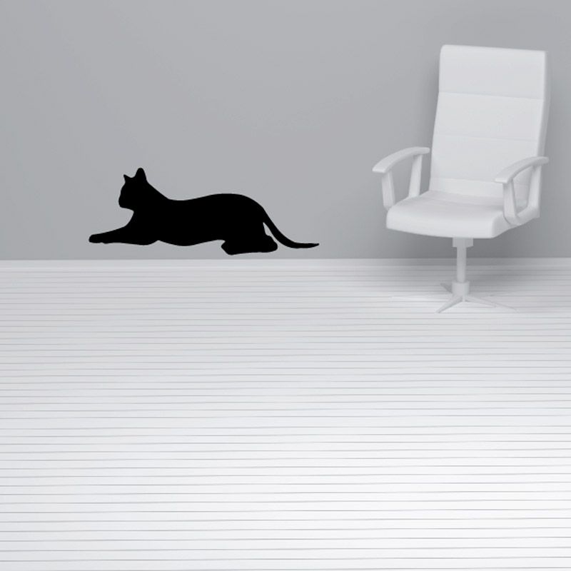 Image of Smooth Resting Cat Decal