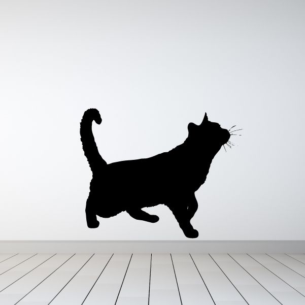 Image of Sniffing Cat Decal