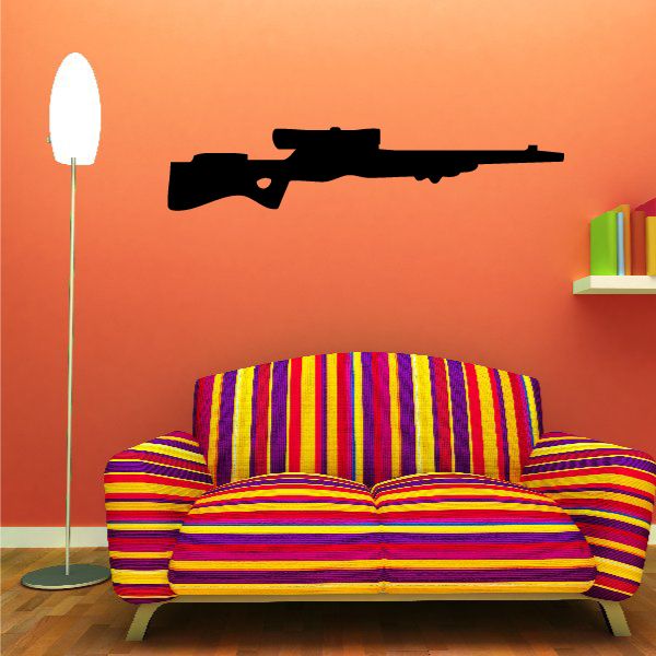 Image of Sniper Rifle Wall Decal