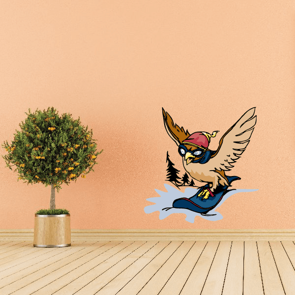 Image of Snowboarding Wall Decal - Vinyl Sticker - Car Sticker - Die Cut Sticker - CDSCOLOR010