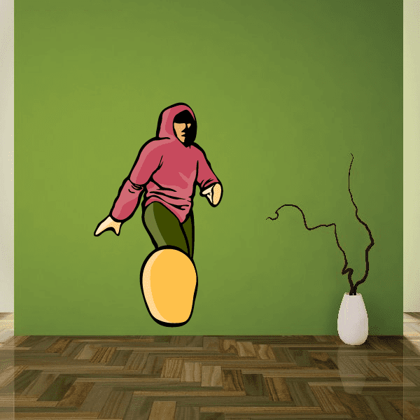 Image of Snowboarding Wall Decal - Vinyl Sticker - Car Sticker - Die Cut Sticker - CDSCOLOR033