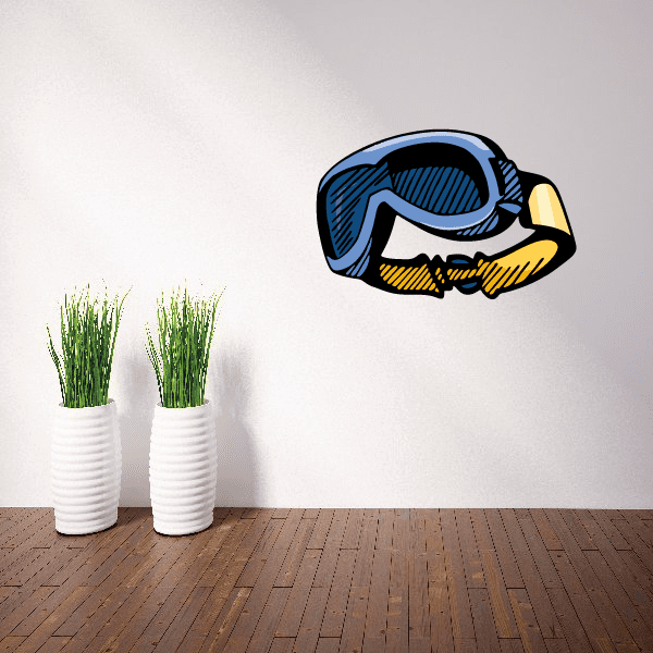 Image of Snowboarding Wall Decal - Vinyl Sticker - Car Sticker - Die Cut Sticker - CDSCOLOR038