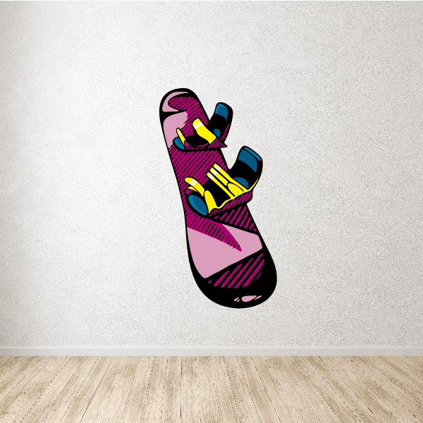 Image of Snowboarding Wall Decal - Vinyl Sticker - Car Sticker - Die Cut Sticker - CDSCOLOR039