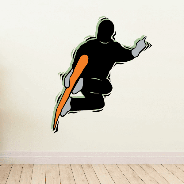 Image of Snowboarding Wall Decal - Vinyl Sticker - Car Sticker - Die Cut Sticker - CDSCOLOR048