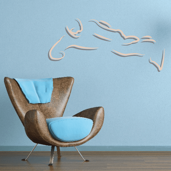 Image of Snowboarding Wall Decal - Vinyl Sticker - Car Sticker - Die Cut Sticker - CDSCOLOR065