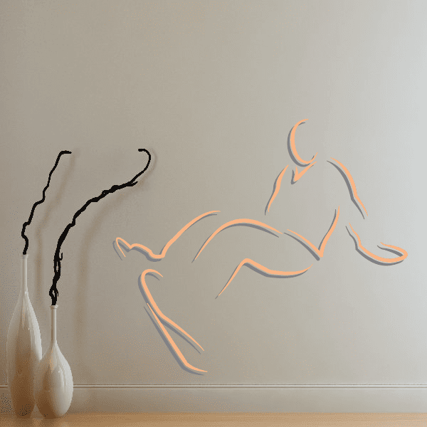 Image of Snowboarding Wall Decal - Vinyl Sticker - Car Sticker - Die Cut Sticker - CDSCOLOR066